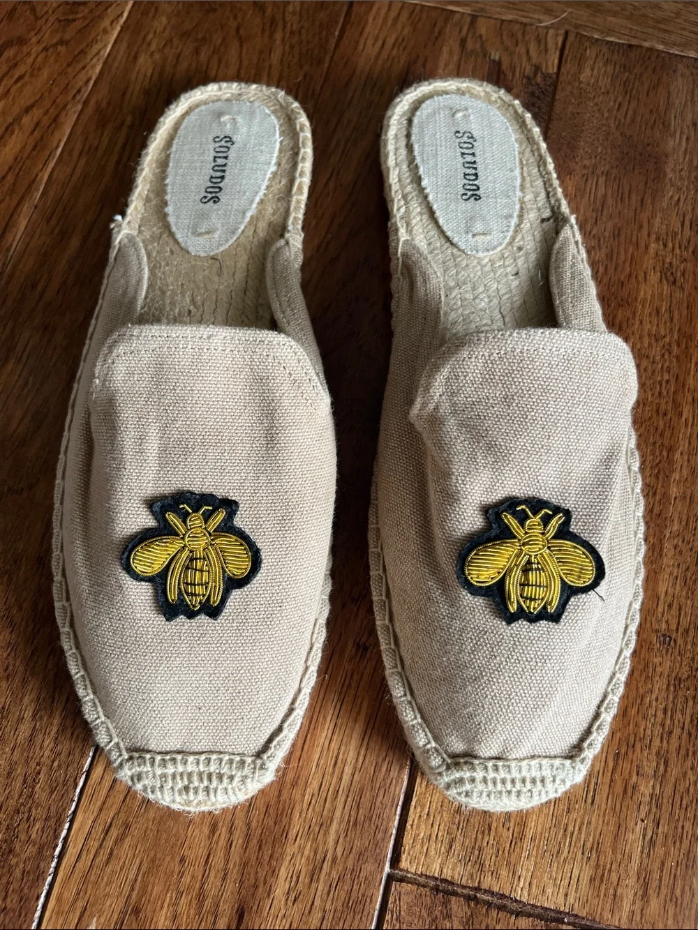 Soludos Espadrille Mules w/ bee